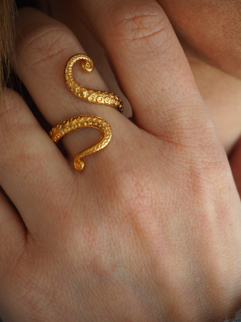 Silver/Gold  Octopus Ring  Mother's Day Gift + Free Gift Box + Free Shipping By Dings Jewel